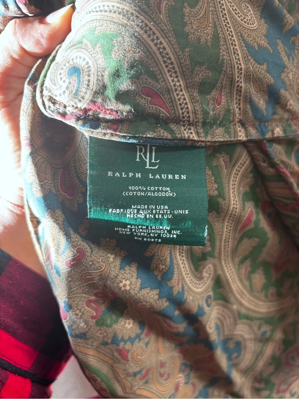 Vintage Ralph Lauren Brianna Elizabeth Paisley Comforter- Twin
